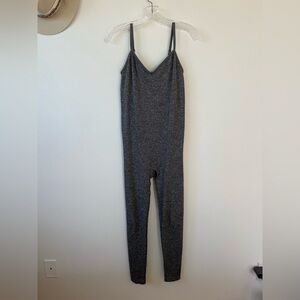 Hatch Maternity The Body Rib Unitard - Grey Melange - Small
